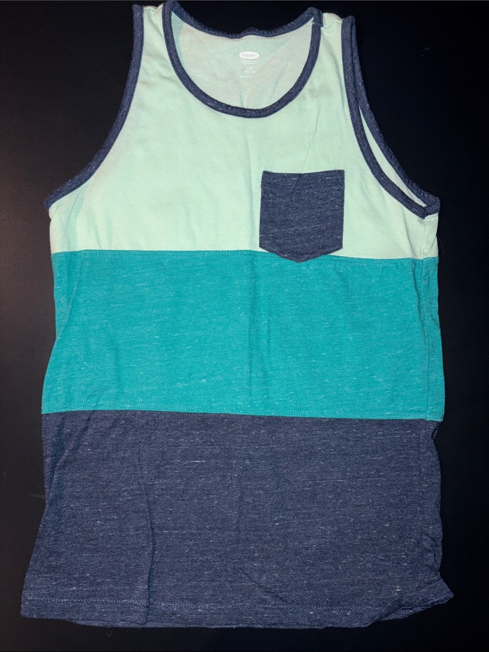 Old Navy Colorblock Tank Top in Mint, Teal & Navy